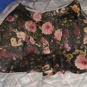 Floral skater skirt
